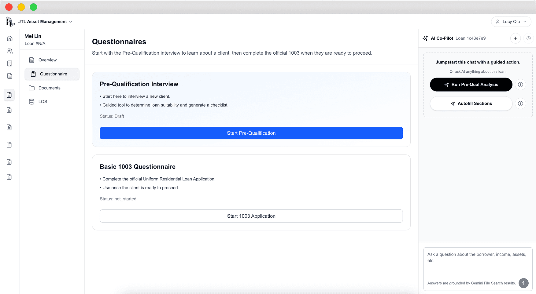 POS intake workflow preview